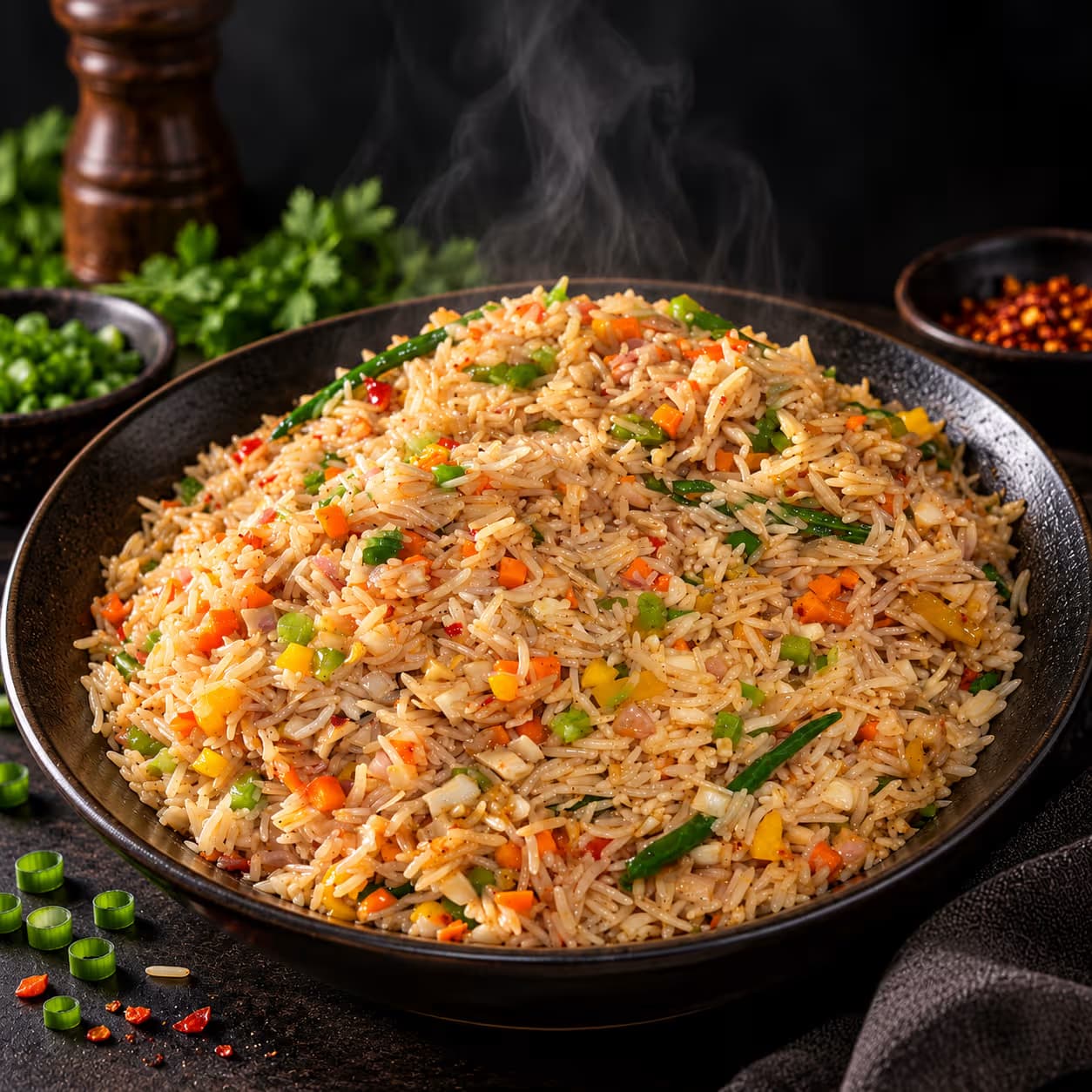 Home Made Restaurant Style Fried Rice